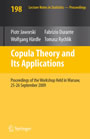 Copula Theory and Its Applications - Proceedings of the Workshop Held in Warsaw, 25-26 September 2009